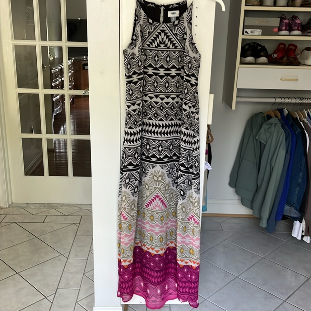 Long summer light weight lined dress